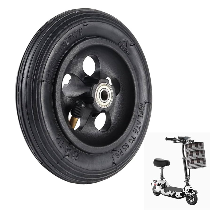 rhymester 13-0902-03L, REAR WHEEL ASSY. L GTS (FAR EAST) (black wheel